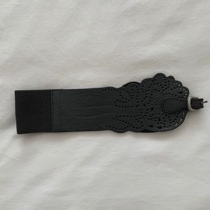 Comptoir des Cotonniers Waist belt - leather and elastic - size 1